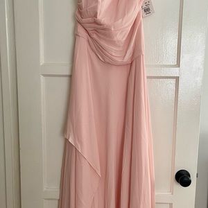 David’s Bridal bridesmaids dress: Style: F19832, size 8, color: Petal